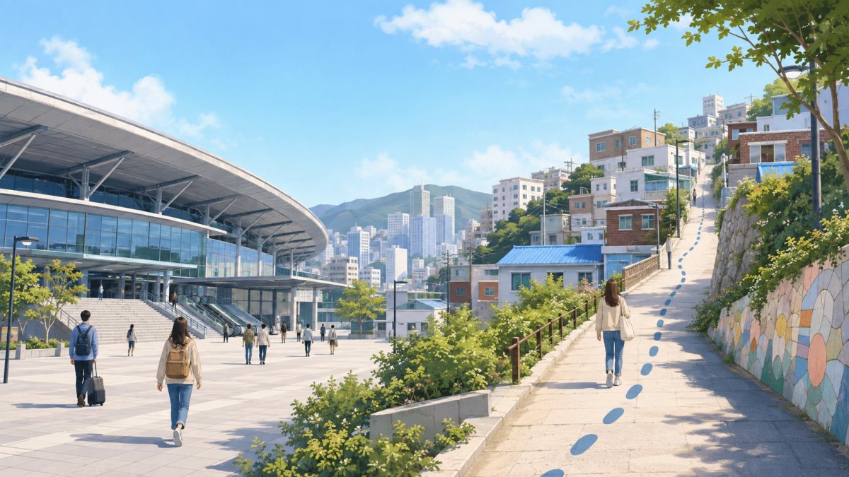 부산역에서 2시간 남았다면? 돈 거의 안 쓰고 보내는 코스